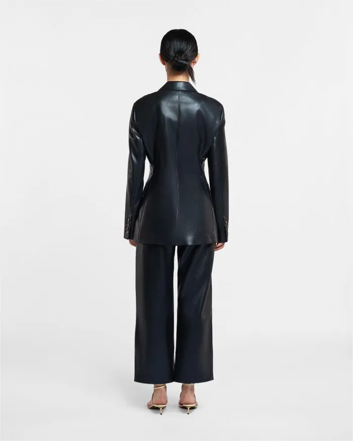 Hathi Black Women Nanushka Jackets and Blazers Hathi Black Women Nanushka Jackets and Blazers
