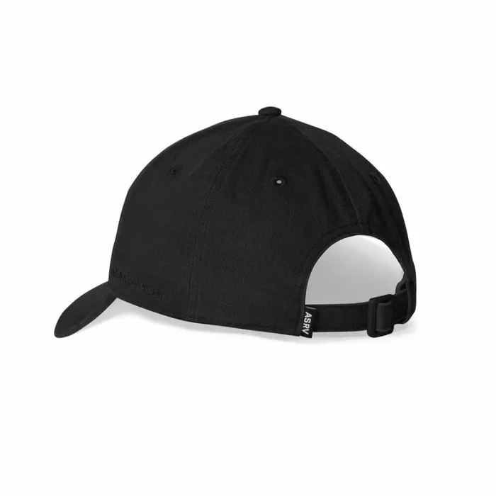 Hats and Headwear Men ASRV Distressed Patch Logo Hat Blackblack 034wings034