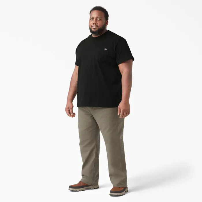 Heavyweight Short Sleeve Pocket TShirt Black Black bk Men Dickies Work Shirts Heavyweight Short Sleeve Pocket TShirt Black Black bk Men Dickies Work Shirts