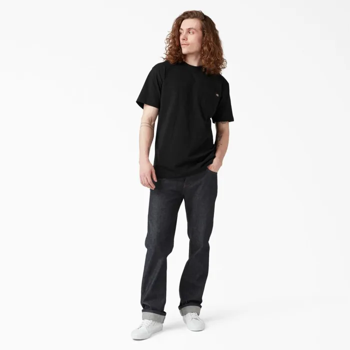 Heavyweight Short Sleeve Pocket TShirt Black Black bk Men Dickies Work Shirts Heavyweight Short Sleeve Pocket TShirt Black Black bk Men Dickies Work Shirts
