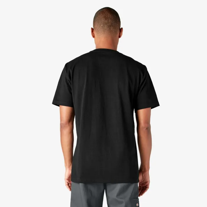 Heavyweight Short Sleeve Pocket TShirt Black Black bk Men Dickies Work Shirts Heavyweight Short Sleeve Pocket TShirt Black Black bk Men Dickies Work Shirts