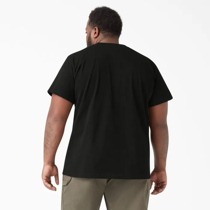 Heavyweight Short Sleeve Pocket TShirt Black Black bk Men Dickies Work Shirts Heavyweight Short Sleeve Pocket TShirt Black Black bk Men Dickies Work Shirts