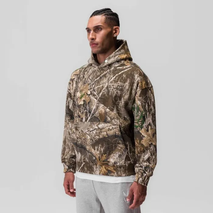 Hoodies and Sweatshirts Men ASRV TechTerry Hoodie Realtree Camo