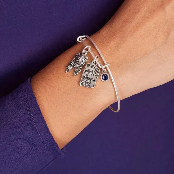 Iconic Women Alex And Ani Harry Potter Knight Bus Trio Charm Bangle Rafaelian Silver