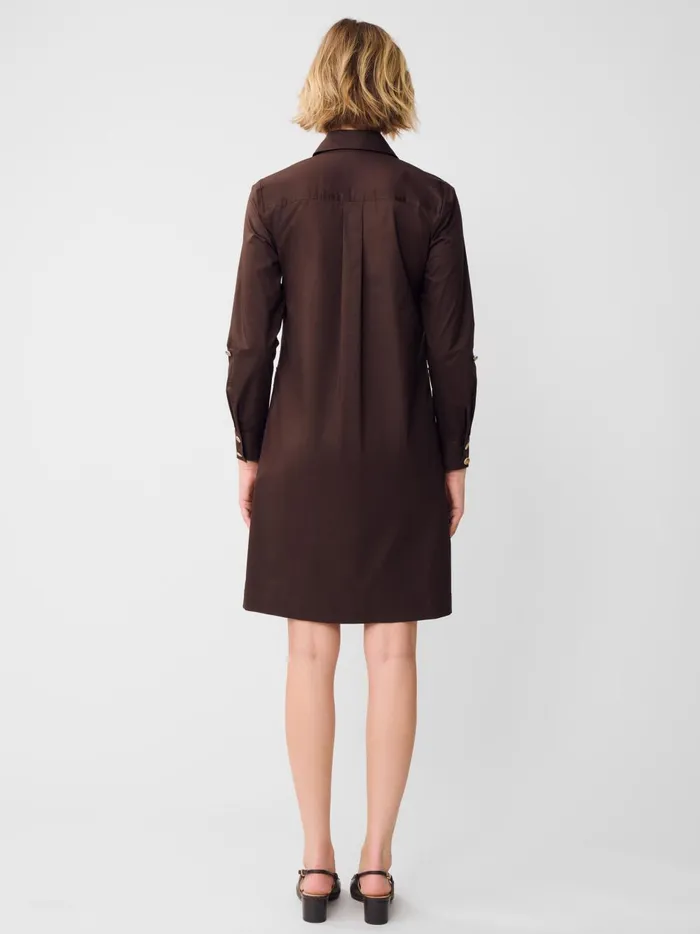 JMclaughlin Amber Dress Chocolate Women Dresses