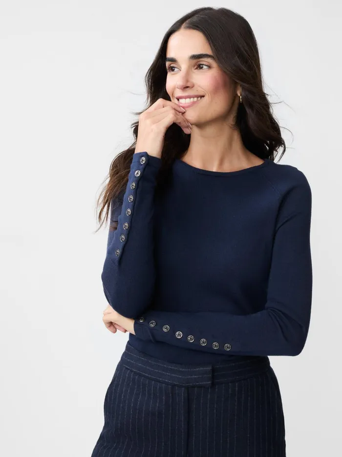 JMclaughlin Jamey Sweater Navy Women Sweaters