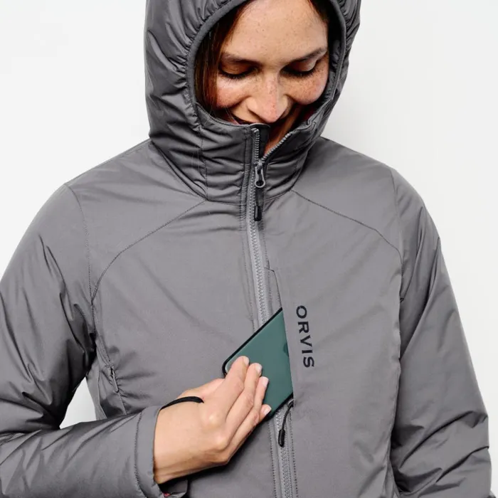 Jackets Women Orvis Womens PRO HD Insulated Hoodie Irongate