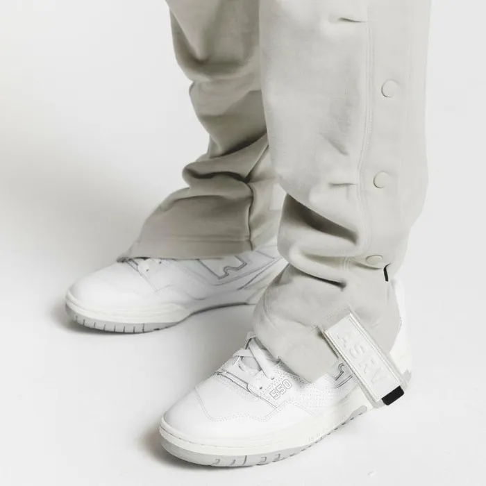 Joggers and Pants Men ASRV French Terry Technical Snap Jogger Stone