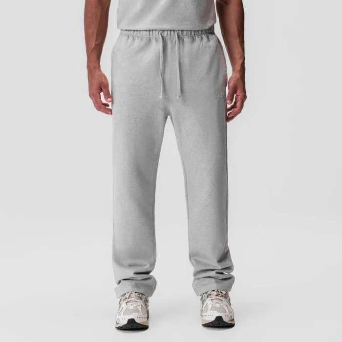 Joggers and Pants Men ASRV Tech Essential Straight Leg Sweats Heather Grey