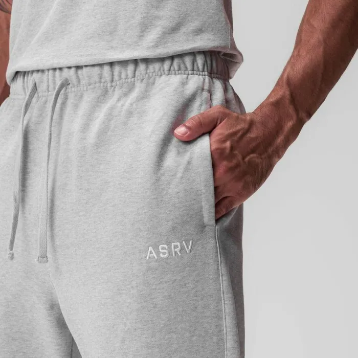 Joggers and Pants Men ASRV Tech Essential Straight Leg Sweats Heather Grey