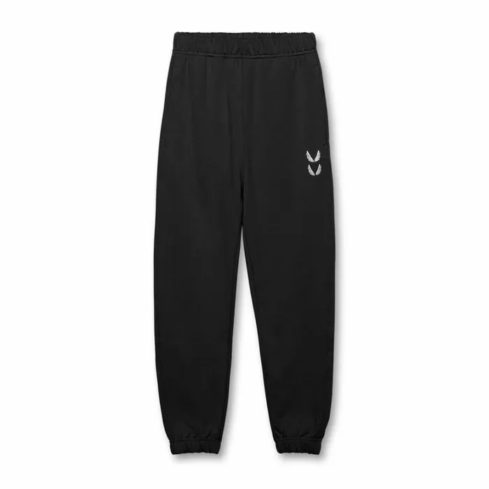 Joggers and Pants Men ASRV TechTerry Oversized Sweats Black 034stacked Wings034
