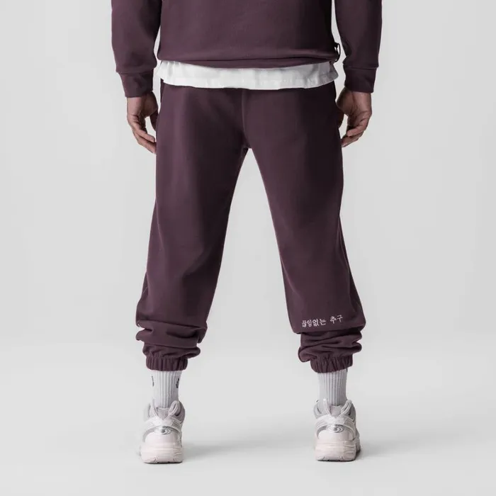 Joggers and Pants Men ASRV TechTerry Oversized Sweats Deep Purple 034patch034