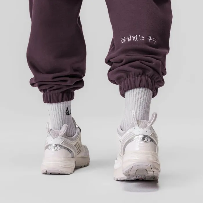 Joggers and Pants Men ASRV TechTerry Oversized Sweats Deep Purple 034patch034