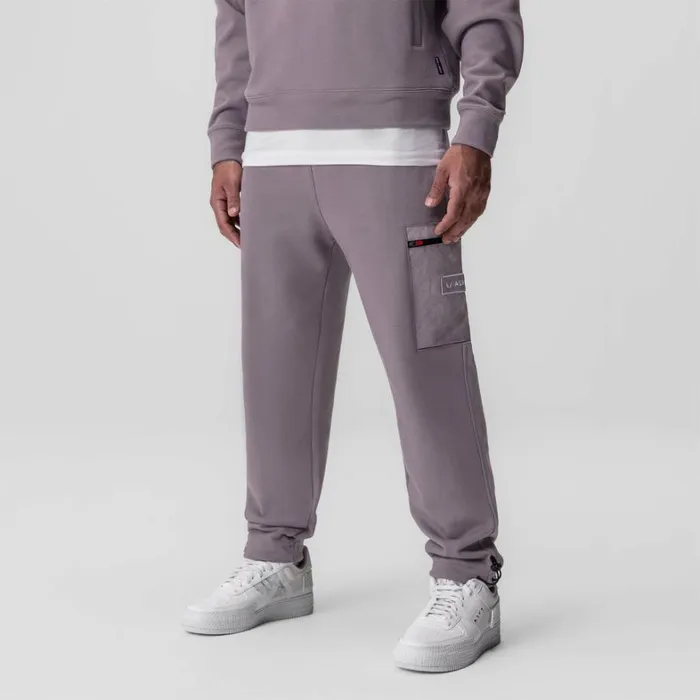 Joggers and Pants Men ASRV TechTerry Paneled Cinch Cargo Jogger Moonscapewavedye