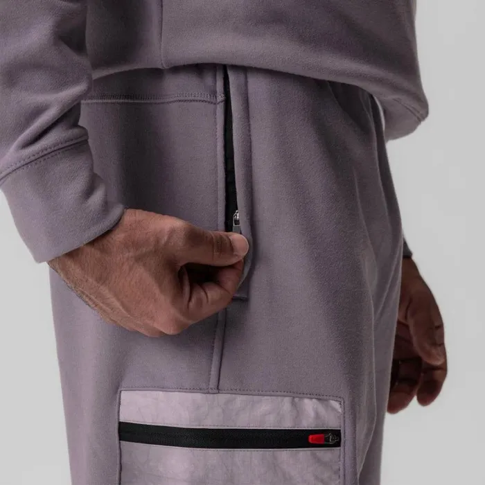 Joggers and Pants Men ASRV TechTerry Paneled Cinch Cargo Jogger Moonscapewavedye