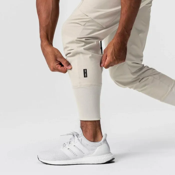 Joggers and Pants Men ASRV TetraLite Inlay Pocket High Rib Jogger Sand Smoke