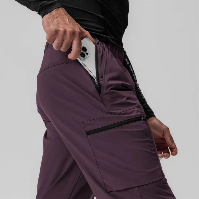 Joggers and Pants Men ASRV TetraLite Standard Zip Jogger Deep Purple 034cyber034