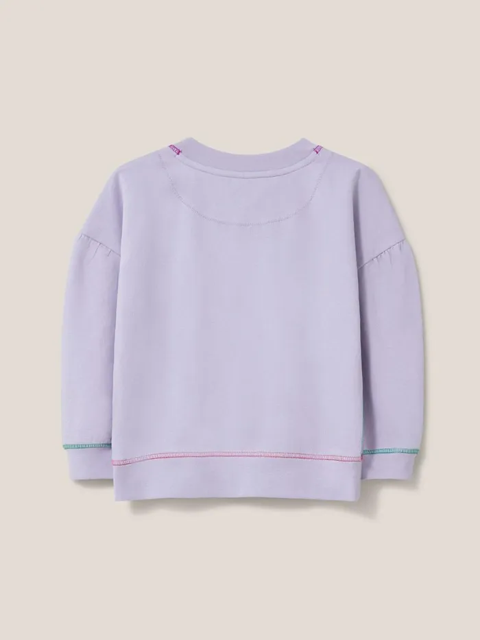 Kids White Stuff Tops And Tshirts Betta Run Rabbit Sweat Light Purple Kids White Stuff Tops And Tshirts Betta Run Rabbit Sweat Light Purple
