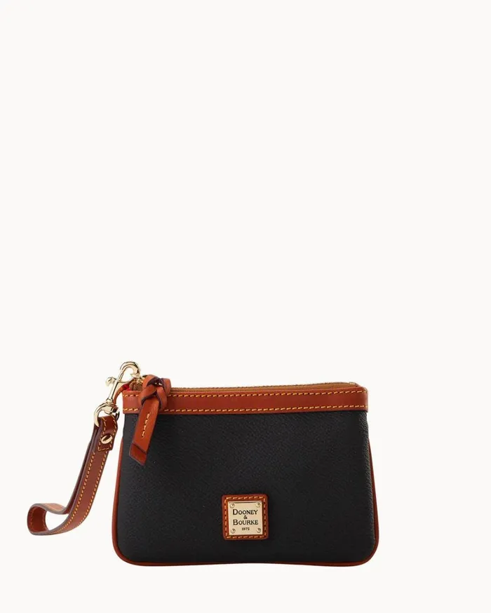 Kirby Medium Wristlet Black Women Dooney and Bourke Wallets