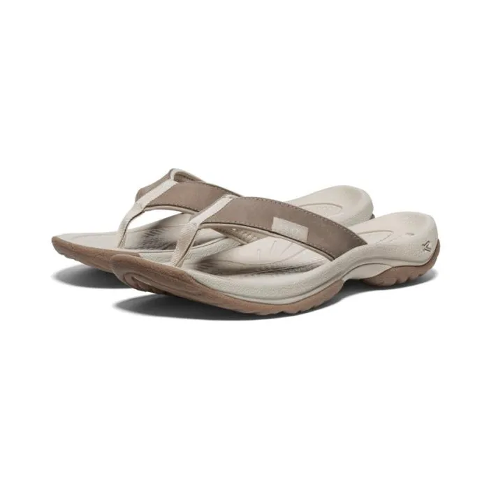 Kona Flip BrindleSilver Birch Leather FlipFlop Women KEEN Water Kona Flip BrindleSilver Birch Leather FlipFlop Women KEEN Water