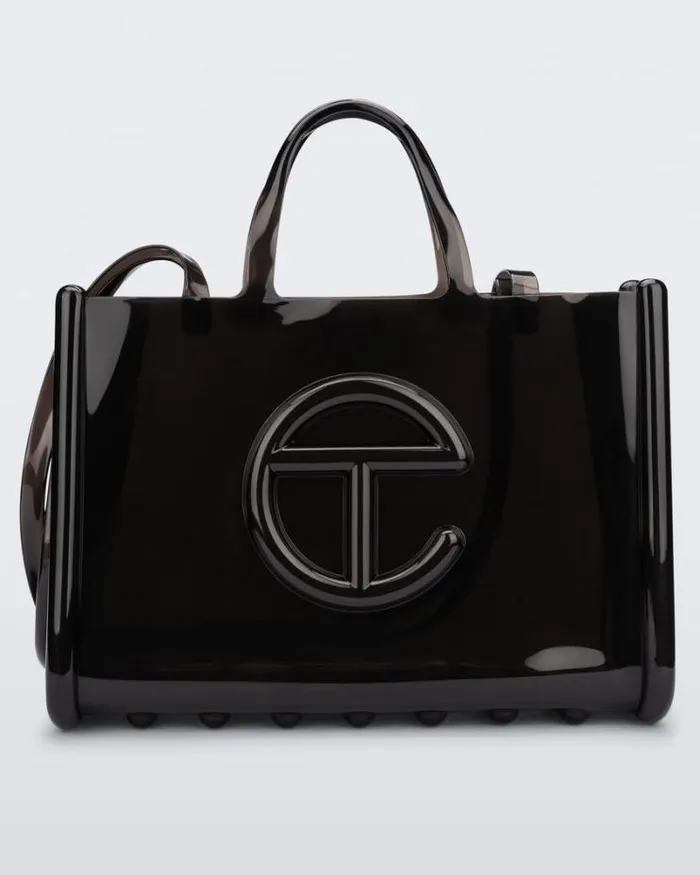 Large Jelly Shopper Black Women Melissa Handbags