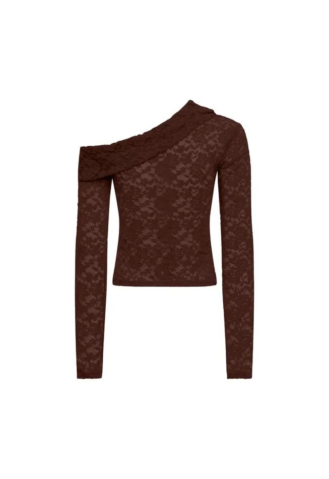 Lioness Fashion BLACK SWAN OFF SHOULDER Chocolate Women Tops Lioness Fashion BLACK SWAN OFF SHOULDER Chocolate Women Tops