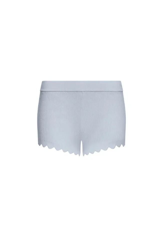 Lioness Fashion DOLLHOUSE KNIT SHORT Soft Blue Women Shorts Lioness Fashion DOLLHOUSE KNIT SHORT Soft Blue Women Shorts