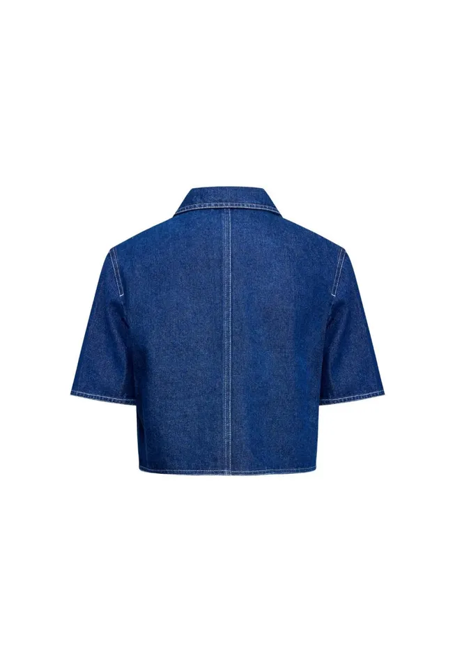 Lioness Fashion HALSTON DENIM TOP Blue Denim Women Tops Lioness Fashion HALSTON DENIM TOP Blue Denim Women Tops