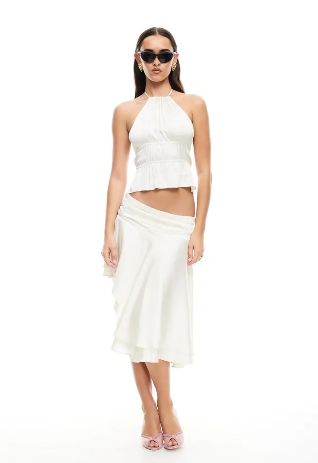 Lioness Fashion LEGACY HALTER TOP Ivory Women Tops Lioness Fashion LEGACY HALTER TOP Ivory Women Tops