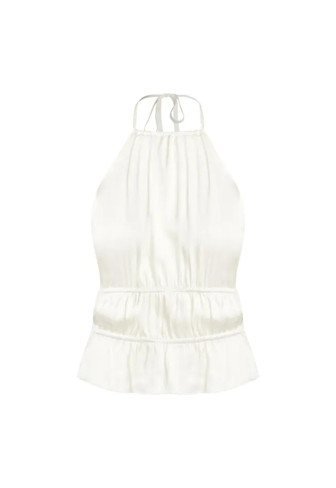 Lioness Fashion LEGACY HALTER TOP Ivory Women Tops Lioness Fashion LEGACY HALTER TOP Ivory Women Tops