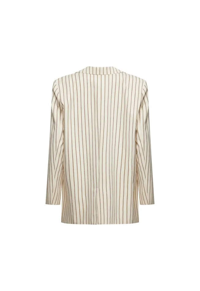Lioness Fashion LES DEUX BLAZER Cream Stripe Women Outerwear Lioness Fashion LES DEUX BLAZER Cream Stripe Women Outerwear