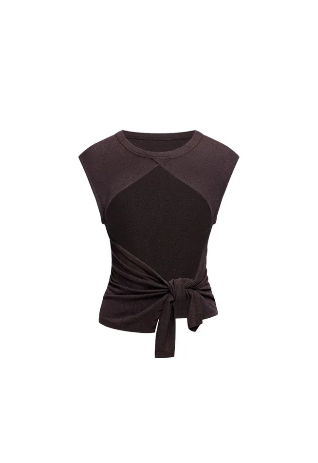 Lioness Fashion MOSS TIE TOP Brown Women Swim Lioness Fashion MOSS TIE TOP Brown Women Swim