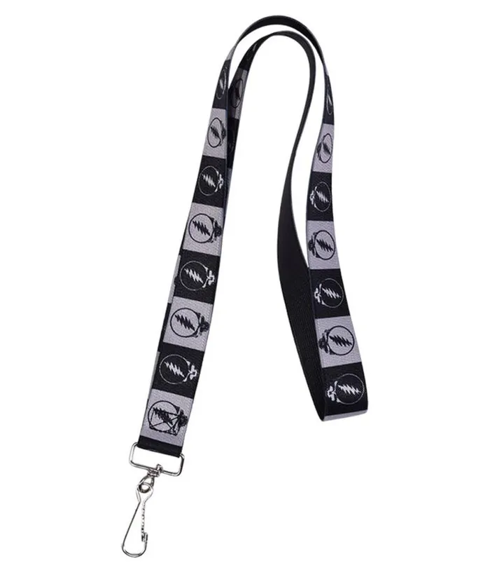 Liquid Blue Jewelry Accessories GD SYF Black And Gray Lanyard