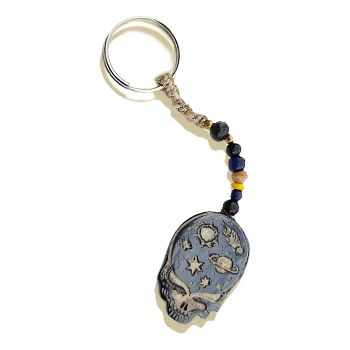 Liquid Blue Keychains Accessories Stealie The Night Away Hand Carved Bone Keychain Liquid Blue Keychains Accessories Stealie The Night Away Hand Carved Bone Keychain