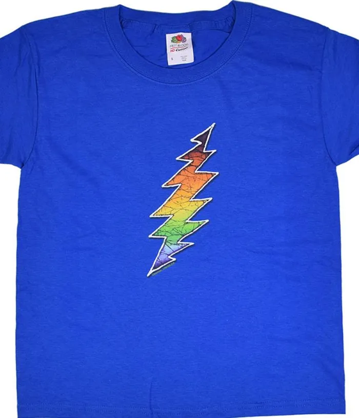 Liquid Blue Youth Kids GD Bolt Youth Blue TShirt