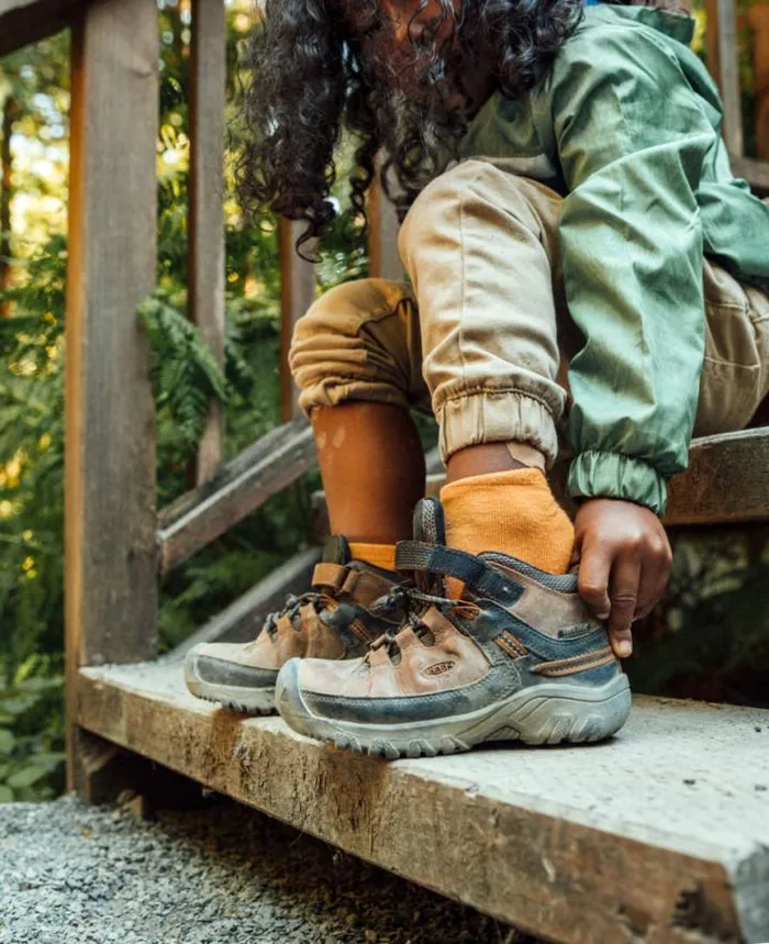 Little Kids039 Grey Hiking Boots 8211 Targhee Mid WP Kids KEEN Hike Little Kids039 Grey Hiking Boots 8211 Targhee Mid WP Kids KEEN Hike