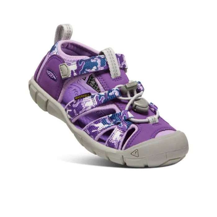Little Kids039 Purple Camo Water Sandals 8211 Seacamp II CNX Kids KEEN Sandals Little Kids039 Purple Camo Water Sandals 8211 Seacamp II CNX Kids KEEN Sandals