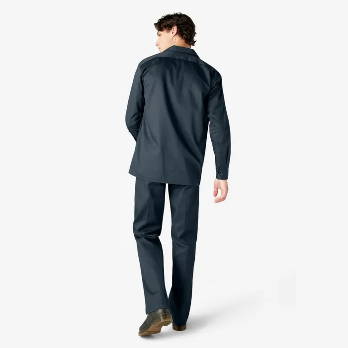 Long Sleeve Work Shirt Dark Navy Dark Navy dn Men Dickies Work Shirts Long Sleeve Work Shirt Dark Navy Dark Navy dn Men Dickies Work Shirts