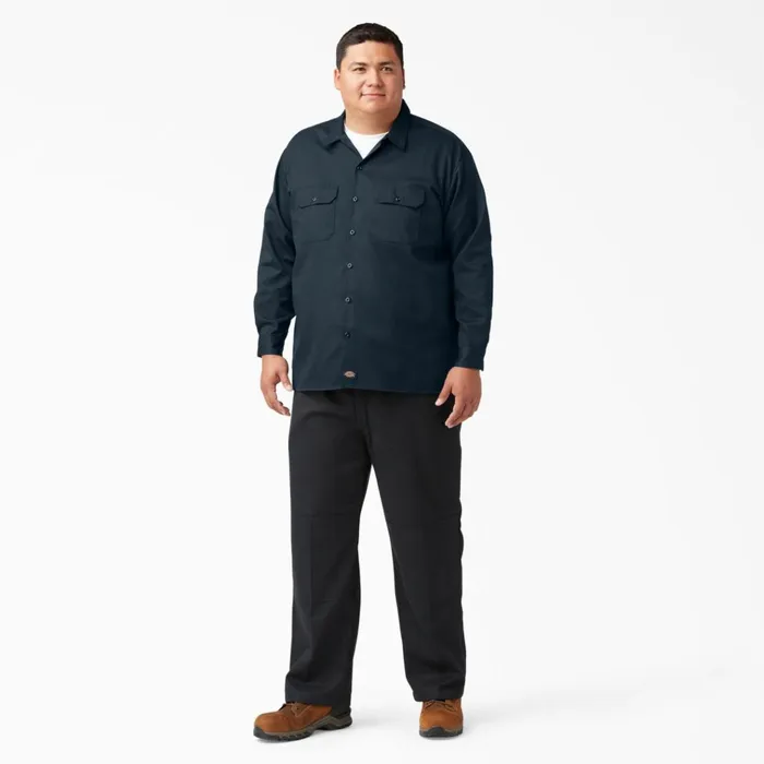 Long Sleeve Work Shirt Dark Navy Dark Navy dn Men Dickies Work Shirts Long Sleeve Work Shirt Dark Navy Dark Navy dn Men Dickies Work Shirts