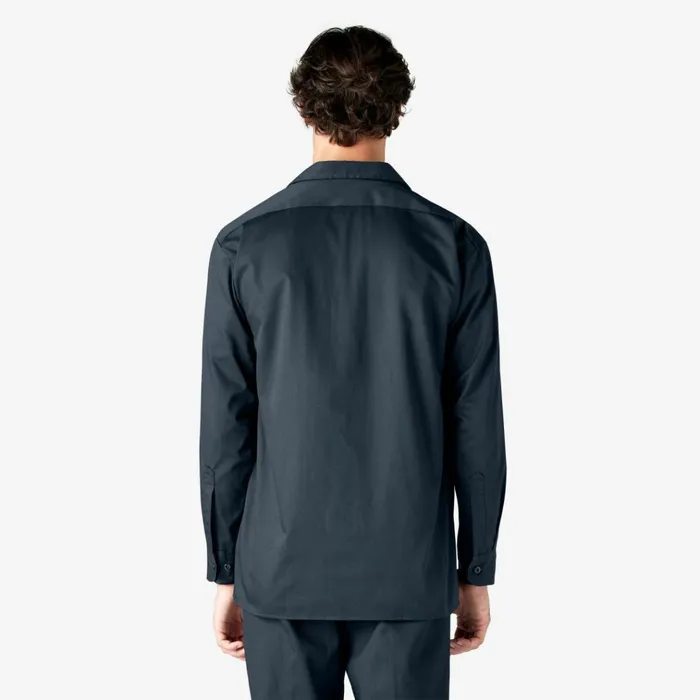 Long Sleeve Work Shirt Dark Navy Dark Navy dn Men Dickies Work Shirts Long Sleeve Work Shirt Dark Navy Dark Navy dn Men Dickies Work Shirts