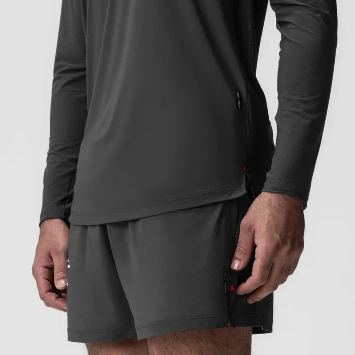 Long Sleeves Men ASRV LaserVent Established Long Sleeve Space Grey