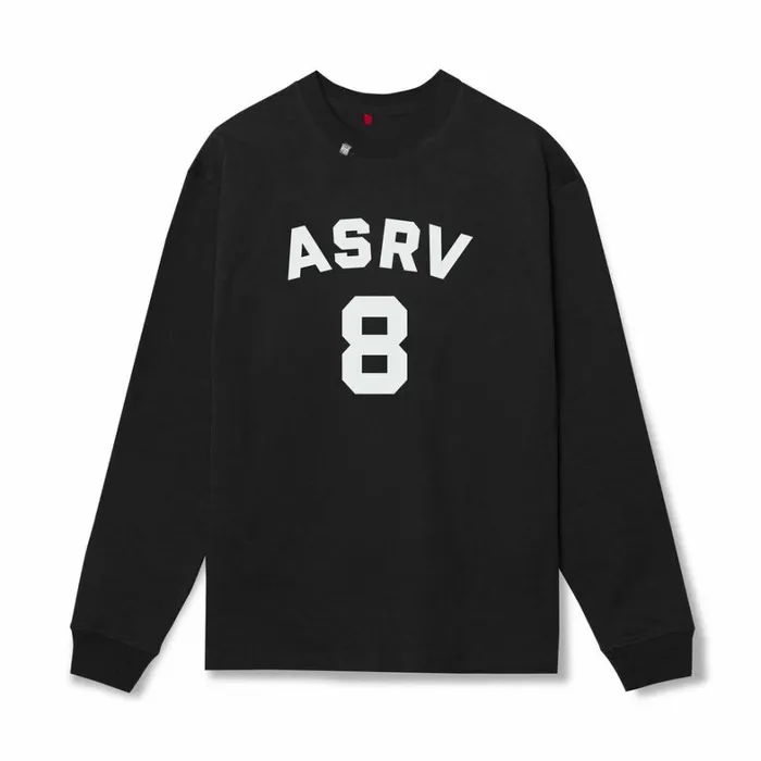 Long Sleeves Men ASRV Tech Essential Relaxed Long Sleeve Black 034asrv 8034