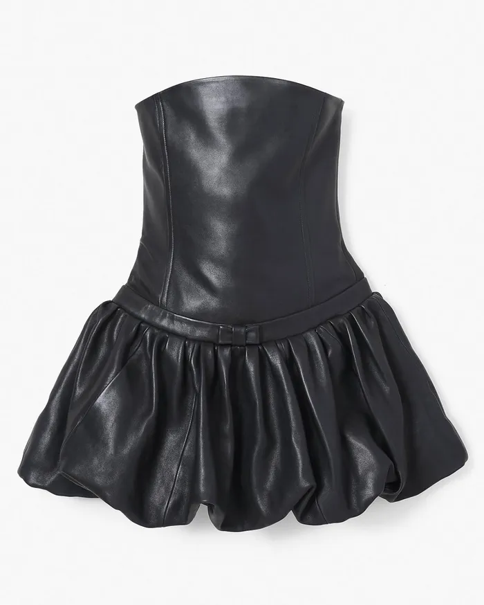 Marc Jacobs Dresses Women The Leather Bubble Dress Black