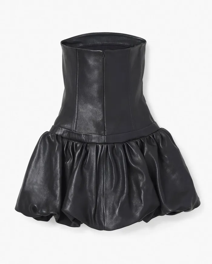 Marc Jacobs Dresses Women The Leather Bubble Dress Black