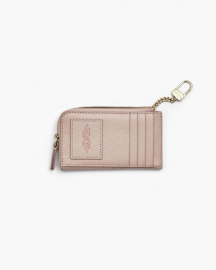 Marc Jacobs Small Wallets Women The Leather Top Zip Multi Wallet Rose