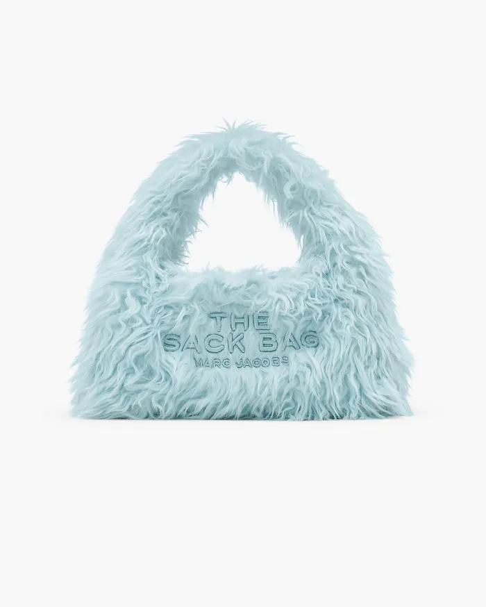 Marc Jacobs The Sack Bag Women The Faux Fur Mini Sack Bag Cloud Blue
