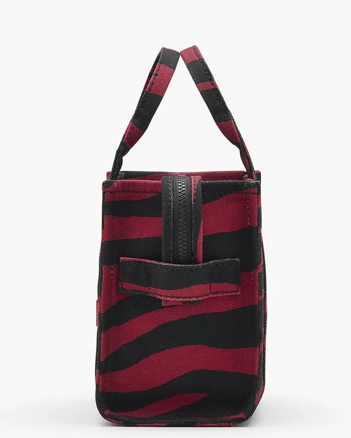 Marc Jacobs The Tote Bag Women The Zebra Canvas Small Tote Bag Sirenblack