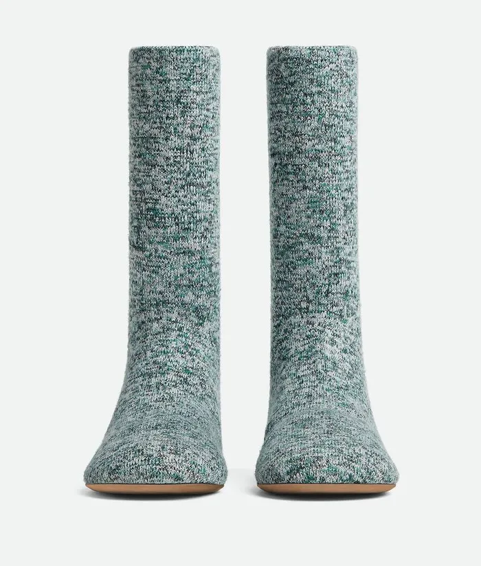 Men Bottega Veneta Boots Domenica Boot Whiteblackemerald Green