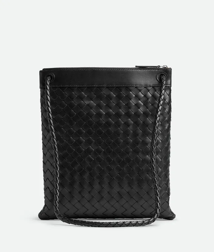 Men Bottega Veneta Crossbody Flat Andiamo Messenger Black