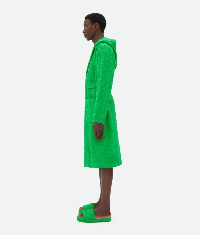 Men Bottega Veneta Sandals Resort Sponge Slide Grass